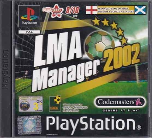 LMA Manager 2002 - PS1 (B Grade) (Genbrug)